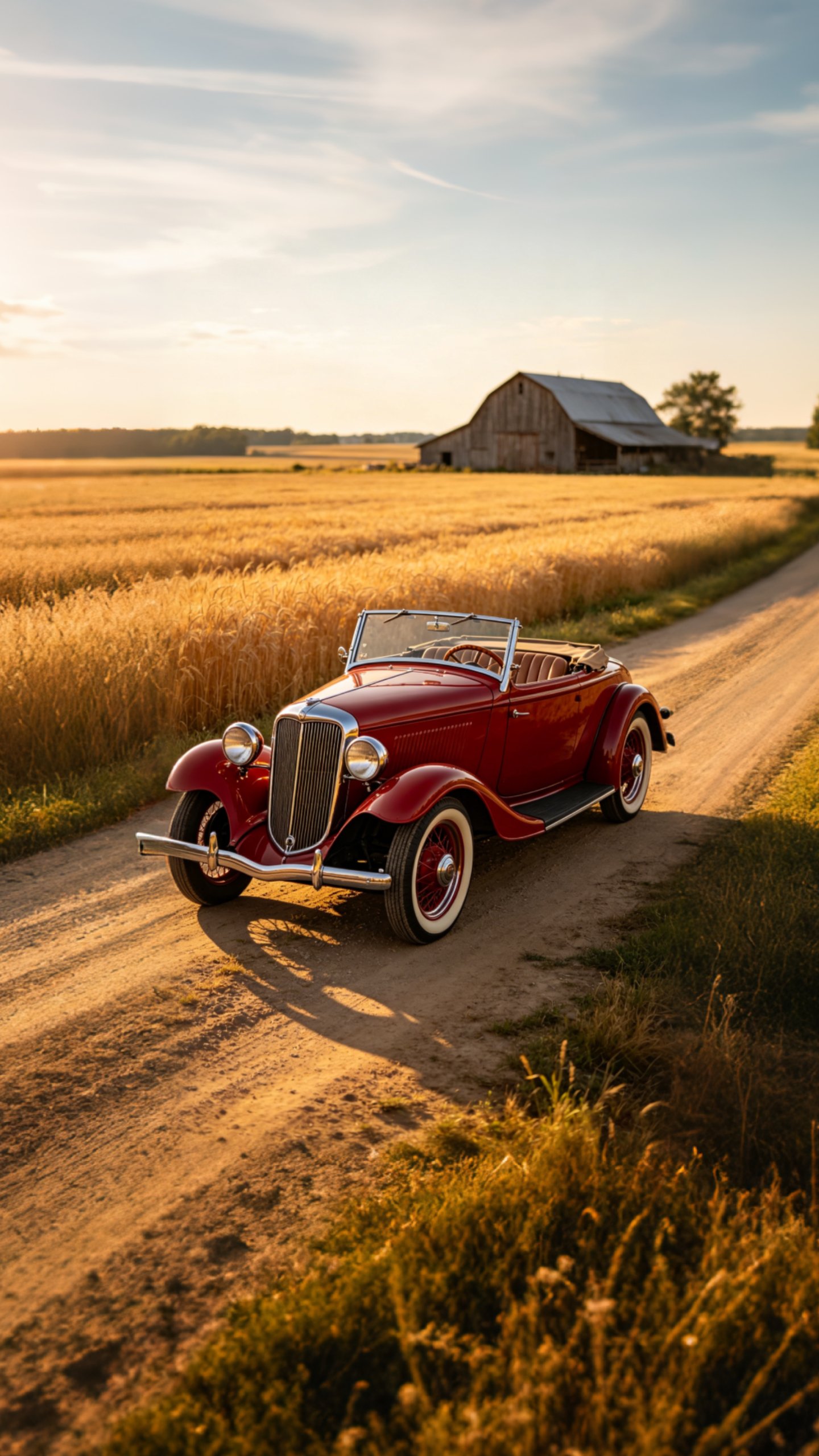 Classic Retro Roadster Car