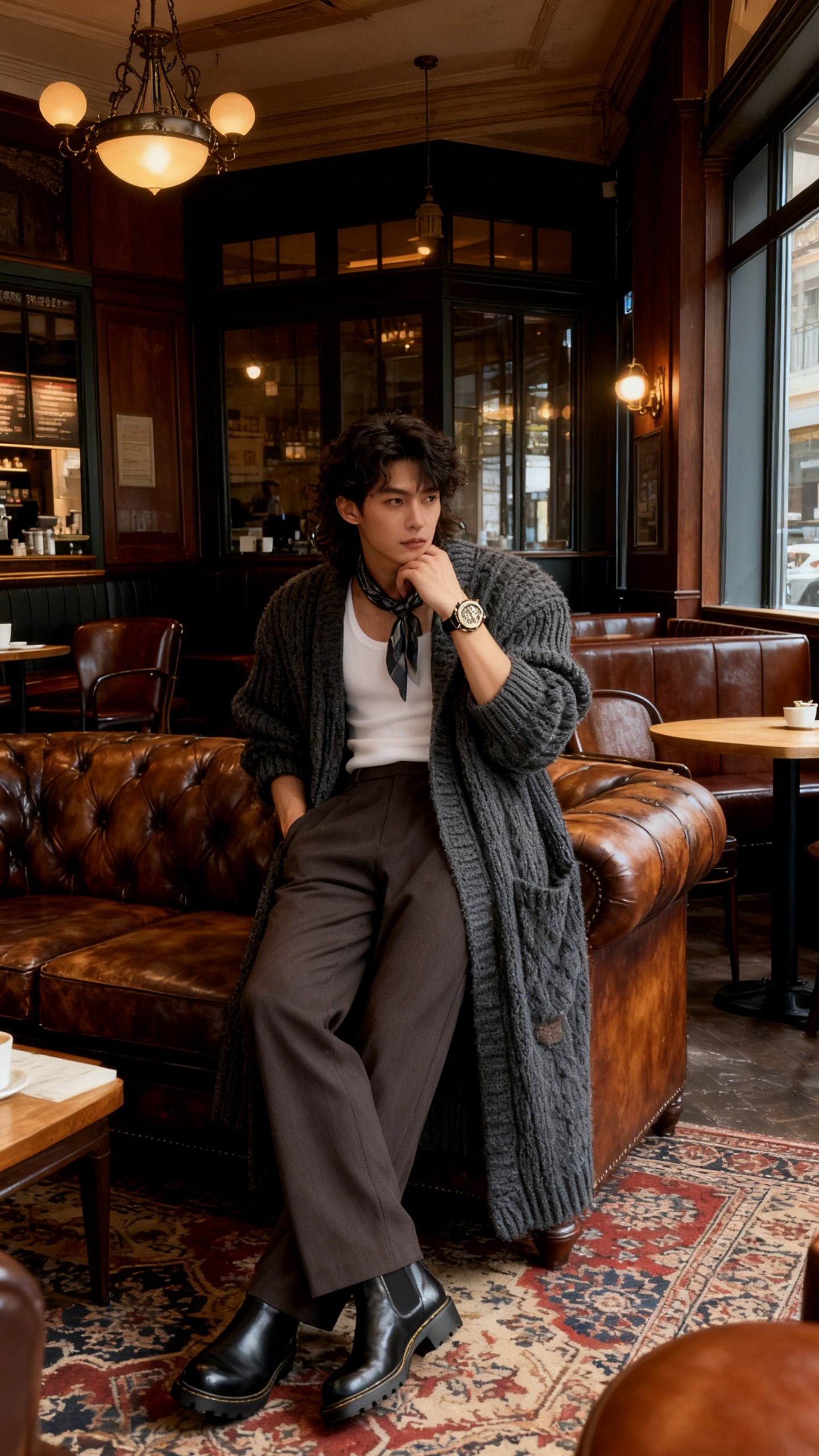 Elegant Coat Stride