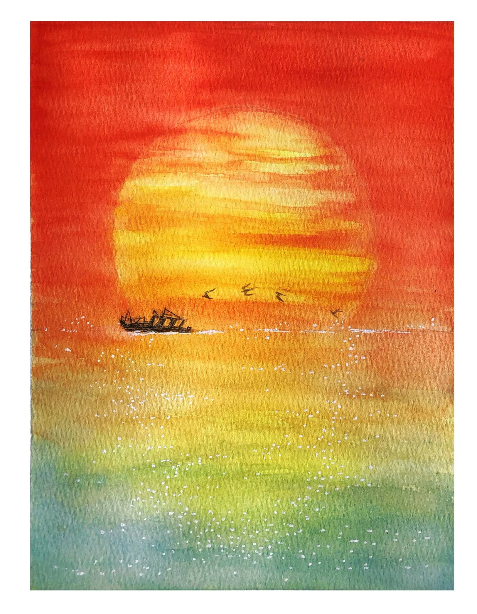 Curating Coastal Serenity: The Art and Science of Ocean Sunset Wall Decor